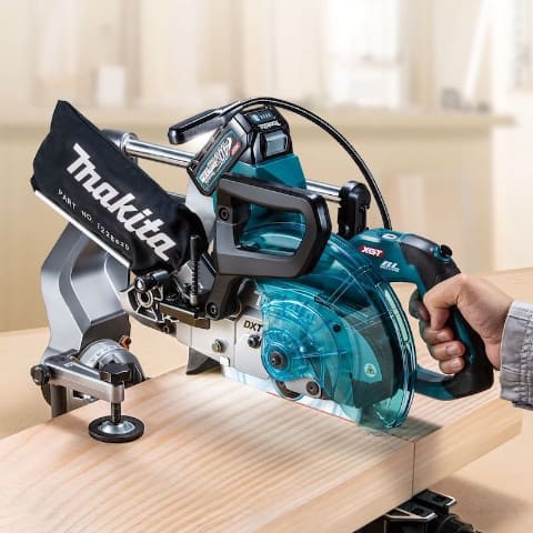 ●makita マキタ LS0812 スライドマルノコ 100V 216mm 木工用 超硬丸ノコ 切断機 電動工具 2002年製【10751615】